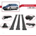 Skoda Octavia (1U) 1996-2004 Arası ile Uyumlu FLY Model Ara Atkı Tavan Barı Siyah 3 Adet