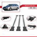 Skoda Octavia (1U) 1996-2004 Arası ile Uyumlu FLY Model Ara Atkı Tavan Barı Gri 3 Adet