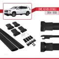 GMC Acadia Denali 2024-2025 Arası ile Uyumlu FLY Model Ara Atkı Tavan Barı Siyah 2 Adet