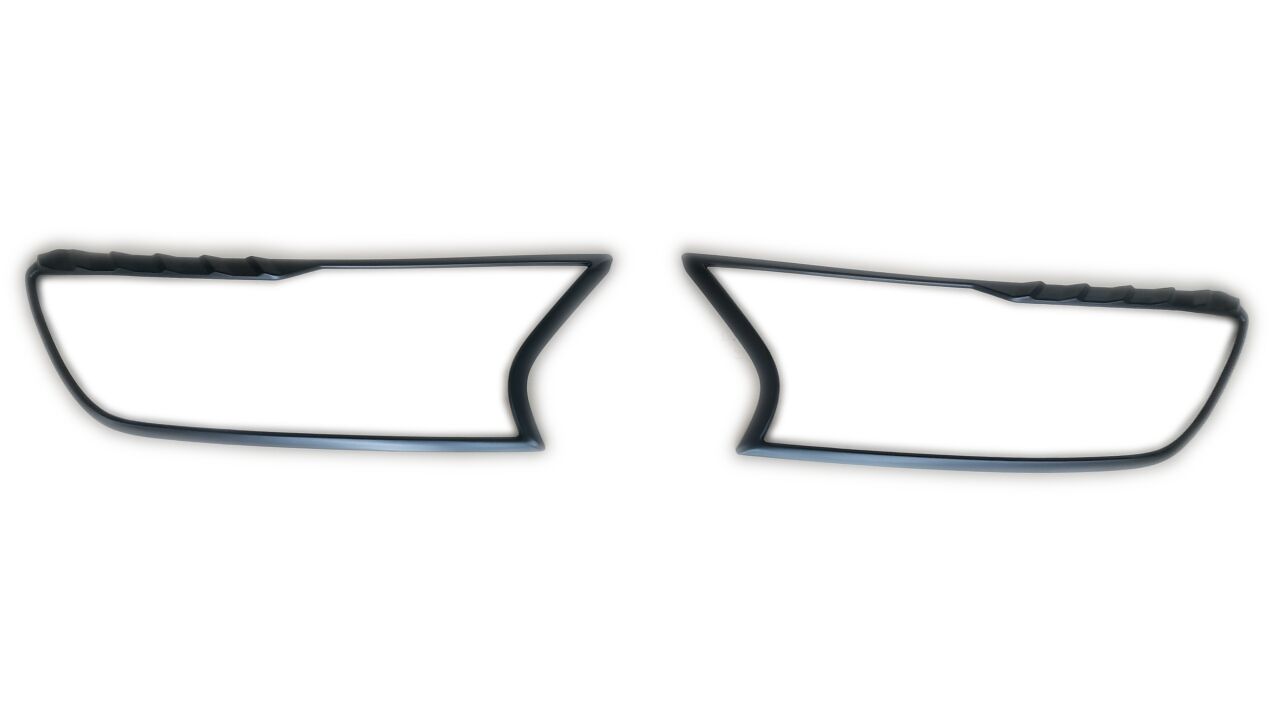 Ford Ranger 2015-2020 Far Çerçevesi Kaplama Siyah