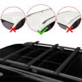 Citroen C4 Cactus 2014-2021 Arası ile Uyumlu BASIC Model Ara Atkı Tavan Barı Siyah 3 Adet