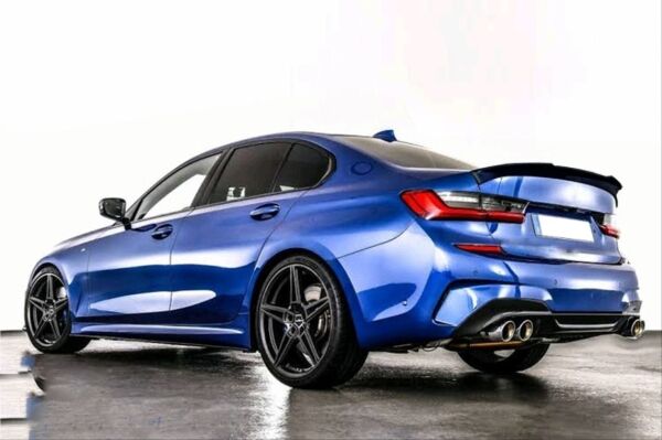 BMW 3 Serisi G20 Kalın Tip Spoiler Piano Black Parlak Siyah
