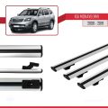 Kia Mohave (HM) 2008-2019 Arası ile Uyumlu BASIC Model Ara Atkı Tavan Barı Gri 3 Adet