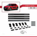 Citroen C4 Cactus 2014-2021 Arası ile Uyumlu BASIC Model Ara Atkı Tavan Barı Siyah 3 Adet