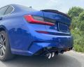 BMW 3 Serisi G20 2019 ve Sonrası Piano Black Led Spoiler