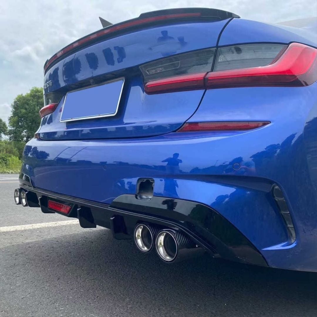 BMW 3 Serisi G20 2019 ve Sonrası Piano Black Led Spoiler