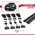 Peugeot 3008 II (P84) Post-Facelift 2021-2023 Arası ile Uyumlu ACE-2 Ara Atkı Tavan Barı Siyah 2 Adet