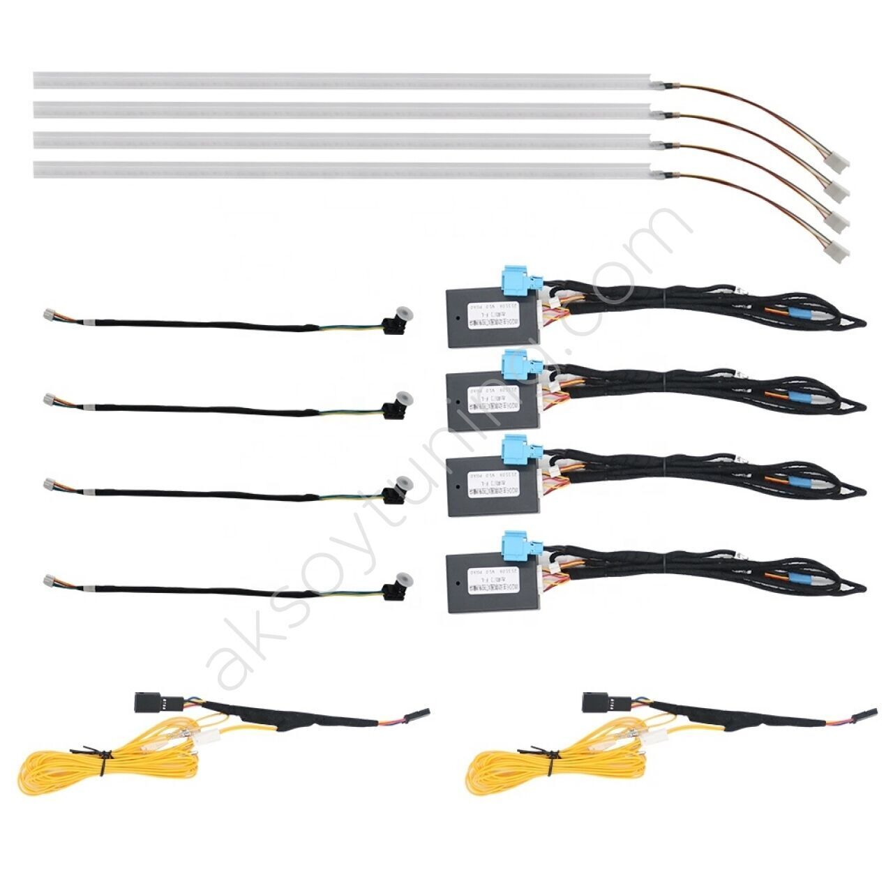 Mercedes-Benz C-Class W206 2022+ İç Ambiyas 64 Renk Orijinal Trimleri ve Led Yürüyebilen