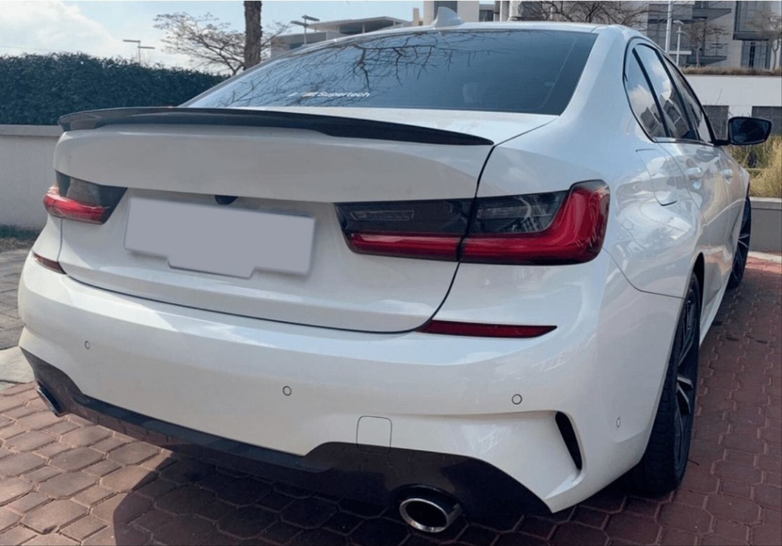 BMW 3 Serisi G20 MP Spoiler Piano Black