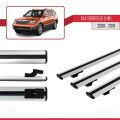 Kia Borrego (HM) 2008-2019 Arası ile Uyumlu BASIC Model Ara Atkı Tavan Barı Gri 3 Adet