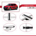 Citroen C4 Cactus 2014-2021 Arası ile Uyumlu BASIC Model Ara Atkı Tavan Barı Gri 3 Adet