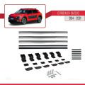 Citroen C4 Cactus 2014-2021 Arası ile Uyumlu BASIC Model Ara Atkı Tavan Barı Gri 3 Adet
