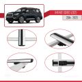 Infiniti QX80 (Z62) 2014-2023 Arası ile Uyumlu BASIC Model Ara Atkı Tavan Barı Gri 3 Adet