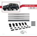 Infiniti QX80 (Z62) 2014-2023 Arası ile Uyumlu BASIC Model Ara Atkı Tavan Barı Gri 3 Adet