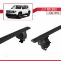 Jeep Renegade (BU) 2014 ve Sonrası ile Uyumlu ACE-4 Ara Atkı Tavan Barı Siyah 2 Adet