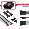 Fiat Fullback 2016-2020 Arası ile Uyumlu FLY Model Ara Atkı Tavan Barı Gri 2 Adet
