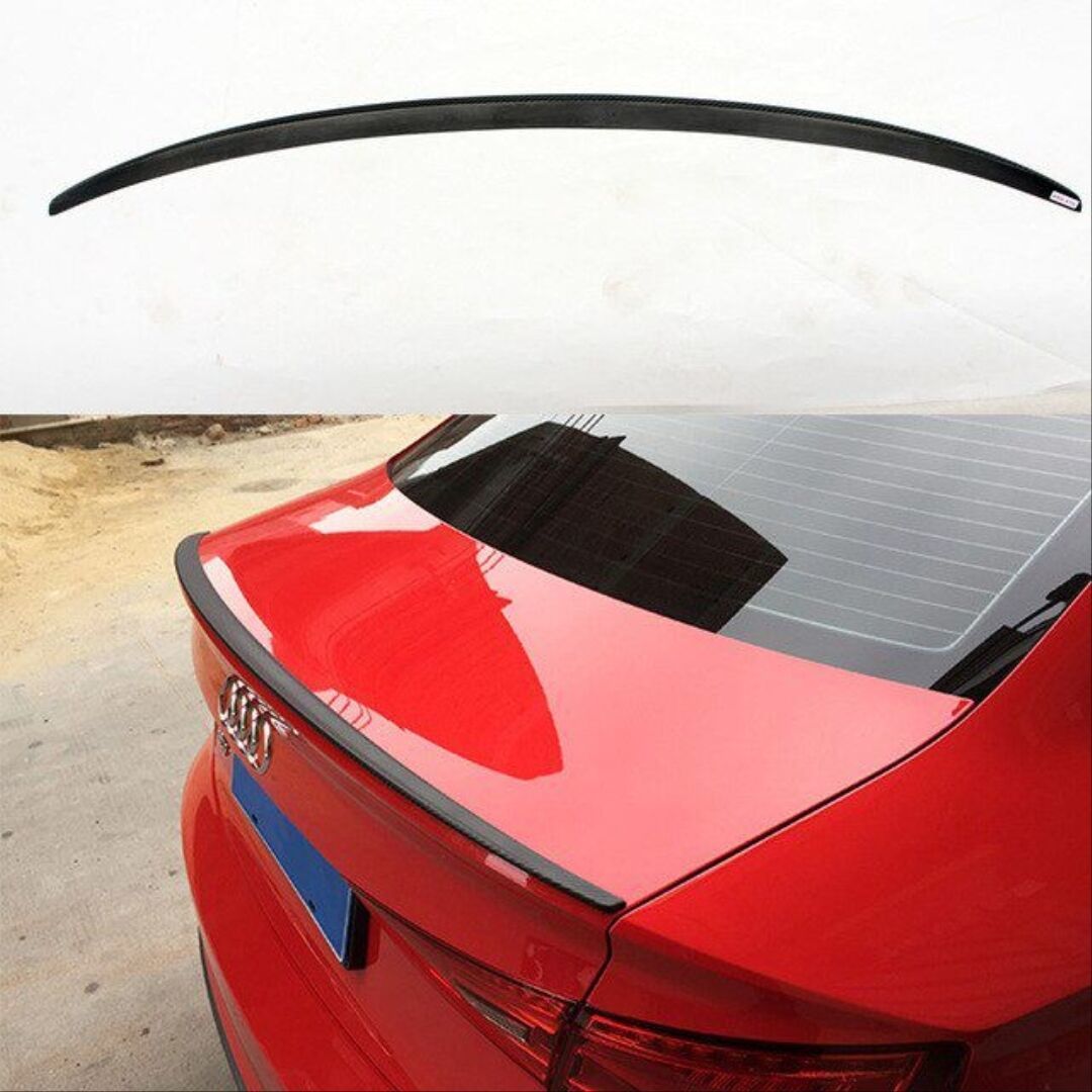 Audi A3 Sedan 2013-2019 Uyumlu S3 Spoiler - Piano Black / Parlak Siyah