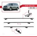 IInfiniti QX56 (Z62) 2011-2013 Arası ile Uyumlu BASIC Model Ara Atkı Tavan Barı Gri 3 Adet