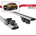 Citroen/DS 7 Crossback 2018 ve Sonrası ile Uyumlu HOOK Model Ara Atkı Tavan Barı Gri 2 Adet