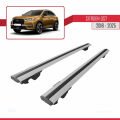 Citroen/DS 7 Crossback 2018 ve Sonrası ile Uyumlu HOOK Model Ara Atkı Tavan Barı Gri 2 Adet