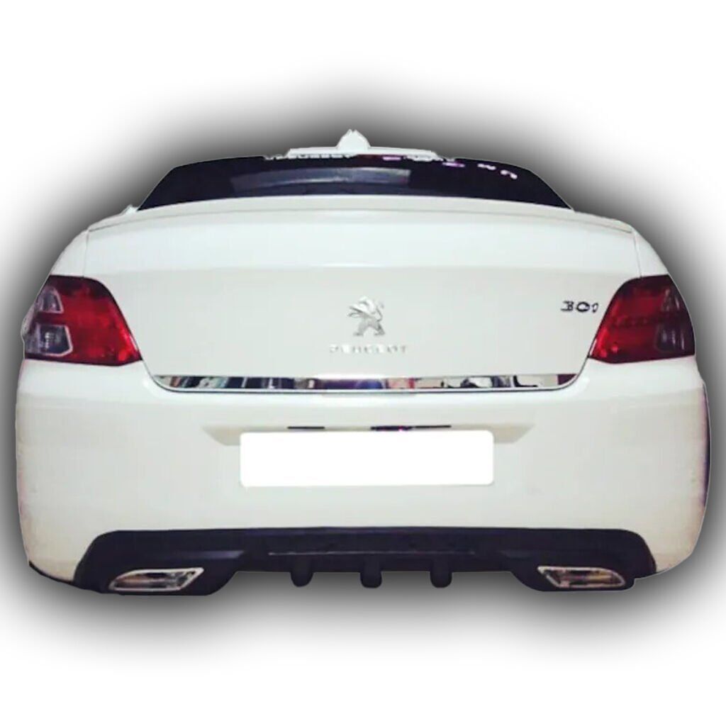 Peugeot 301 Uyumlu Yedek Parça Arka Tampon Eki Boyasız