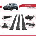 Cupra Ateca 2020-2024 Arası ile Uyumlu FLY Model Ara Atkı Tavan Barı Siyah 3 Adet