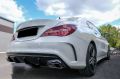 Mercedes W117 CLA  (2016-2019) Arası Uyumlu CLA45 Görünüm Difüzör & Egzoz Seti / Sılver Egzoz