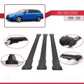 Seat Exeo (3R9) ST 2009-2013 Arası ile Uyumlu FLY Model Ara Atkı Tavan Barı Siyah 3 Adet