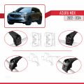 Acura MDX 2022-2024 Arası ile Uyumlu ACE-2 Model Ara Atkı Tavan Barı Siyah 2 Adet