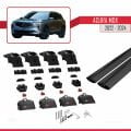 Acura MDX 2022-2024 Arası ile Uyumlu ACE-2 Model Ara Atkı Tavan Barı Siyah 2 Adet