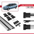 Renault Megane Grand Tour 2002-2008 Arası ile Uyumlu FLY Model Ara Atkı Tavan Barı Gri 2 Adet