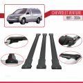 Chevrolet Venture 1997-2004 Arası ile Uyumlu FLY Model Ara Atkı Tavan Barı Siyah 3 Adet