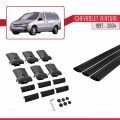 Chevrolet Venture 1997-2004 Arası ile Uyumlu FLY Model Ara Atkı Tavan Barı Siyah 3 Adet