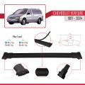 Chevrolet Venture 1997-2004 Arası ile Uyumlu FLY Model Ara Atkı Tavan Barı Siyah 3 Adet
