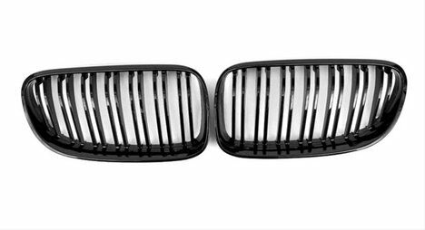 Bmw E92 2010-2013 Makyajlı Kasa M3 Böbrek Çift Çizgi Panjur Piano Black