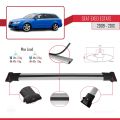 Seat Exeo (3R9) ST 2009-2013 Arası ile Uyumlu FLY Model Ara Atkı Tavan Barı Gri 3 Adet