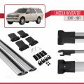 Lincoln Navigator 2007-2017 Arası ile Uyumlu FLY Model Ara Atkı Tavan Barı Gri 2 Adet