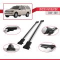 Lincoln Navigator 2007-2017 Arası ile Uyumlu FLY Model Ara Atkı Tavan Barı Gri 2 Adet