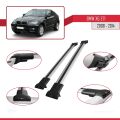 BMW X6 (E71) 2008-2014 Arası ile Uyumlu FLY Model Ara Atkı Tavan Barı Gri 2 Adet