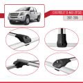 Chevrolet D-Max (RT50) 2012-2015 Arası ile Uyumlu ACE-1 Ara Atkı Tavan Barı Gri 2 Adet