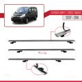 Citroen Jumpy 2 (G9) 2007-2016 Arası ile Uyumlu BASIC Model Ara Atkı Tavan Barı Gri 3 Adet