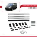 Citroen Jumpy 2 (G9) 2007-2016 Arası ile Uyumlu BASIC Model Ara Atkı Tavan Barı Gri 3 Adet