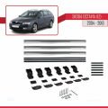 Skoda Octavia 2 (1Z) 2004-2013 Arası ile Uyumlu BASIC Model Ara Atkı Tavan Barı Gri 3 Adet