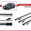 Skoda Octavia 2 (1Z) 2004-2013 Arası ile Uyumlu BASIC Model Ara Atkı Tavan Barı Gri 3 Adet
