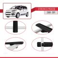 Citroen C3 Picasso 2009-2017 Arası ile Uyumlu BASIC Model Ara Atkı Tavan Barı Siyah 3 Adet