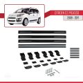 Citroen C3 Picasso 2009-2017 Arası ile Uyumlu BASIC Model Ara Atkı Tavan Barı Siyah 3 Adet