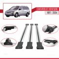 Chevrolet Venture 1997-2004 Arası ile Uyumlu FLY Model Ara Atkı Tavan Barı Gri 3 Adet