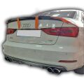Audi A4 Sedan 2013 - 2016 M4 Uyumlu Yedek Parça Yarasa Spoiler (Plastik)