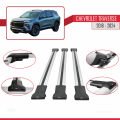 Chevrolet Traverse 2018-2024 Arası ile Uyumlu FLY Model Ara Atkı Tavan Barı Gri 3 Adet