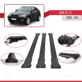 BMW X6 (E71) 2008-2014 Arası ile Uyumlu FLY Model Ara Atkı Tavan Barı Siyah 3 Adet